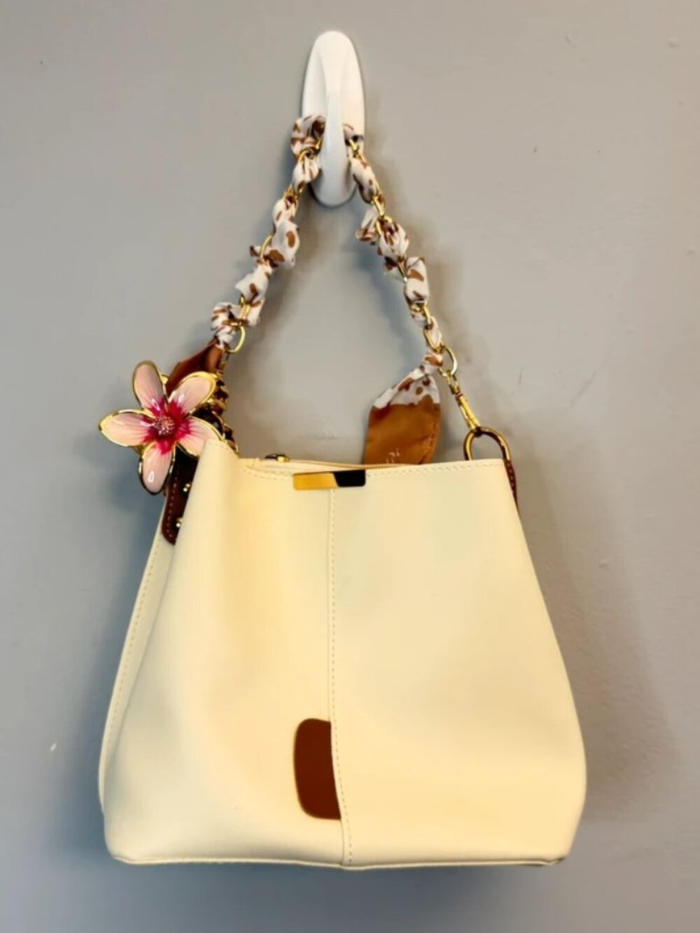 Brand New Cream Mini Shoulder Bag
